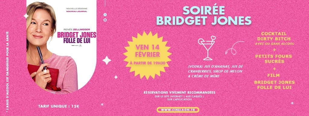 actualité SOIREE BRIDGET JONES